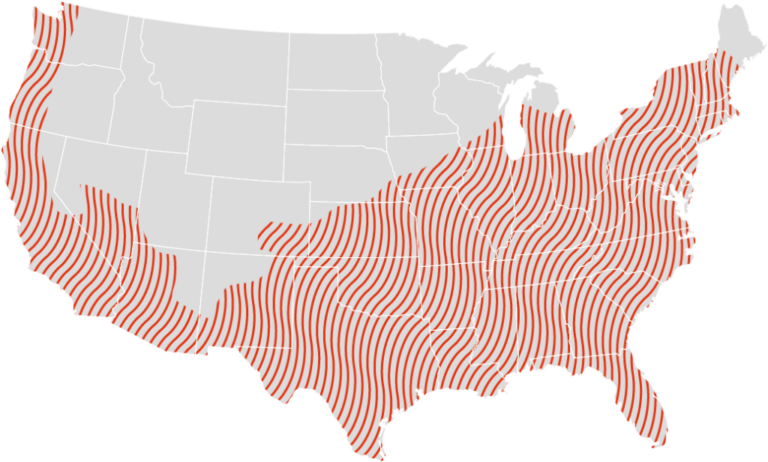 Asian tiger mosquito range